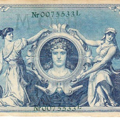 M1 - Bancnota foarte veche - Germania - 100 marci - 1908