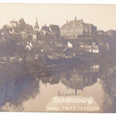 5188 - SIGHISOARA, Mures, Romania - old postcard, real PHOTO - used - 1913