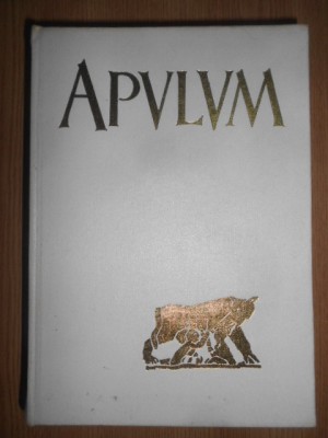 Acta Musei Apulensis. Apulum. Arheologie, Istorie, Etnografie volumul 10 foto