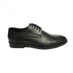 Pantofi eleganti pentru barbati Kylian, piele naturala, Vander, Negru, 39 EU foto