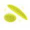 Jucarie worm fidget de decompresie, flippy, anti stres, dimensiune compacta 10 cm, dimensiune extinsa 24.5 cm, galben