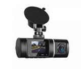 Camera Auto DVR Duala, Full HD, Vedere Nocturna, Senzor G, Tehnologie HDR, Inregistrare in Bucla, Ecran LCD, Diagonala 1.5 inch, Rezolutie de 1080p, Oem