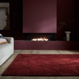 Cumpara ieftin Covor rotund Shard Rosu 160x160 cm, Flair Rugs