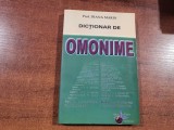 Dictionar de omonime de Diana Marin
