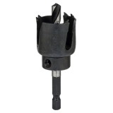Bosch 2609256D02 - Carota pentru lemn 30 mm tija hexagonala adaptor cu burghiu de centrare