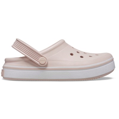 Saboți Crocs Toddler Crocband Off Court Clog Roz - Quartz foto
