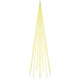 Cumpara ieftin Brad de Craciun pe catarg, 310 LED-uri, alb cald, 300 cm