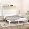 VidaXL Cadru de pat, alb, 120x200 cm, lemn masiv 3104604