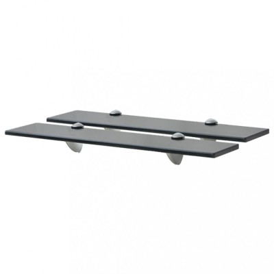 vidaXL Rafturi suspendate, 2 buc., 50 x 20 cm, sticlă, 8 mm 3051528 foto