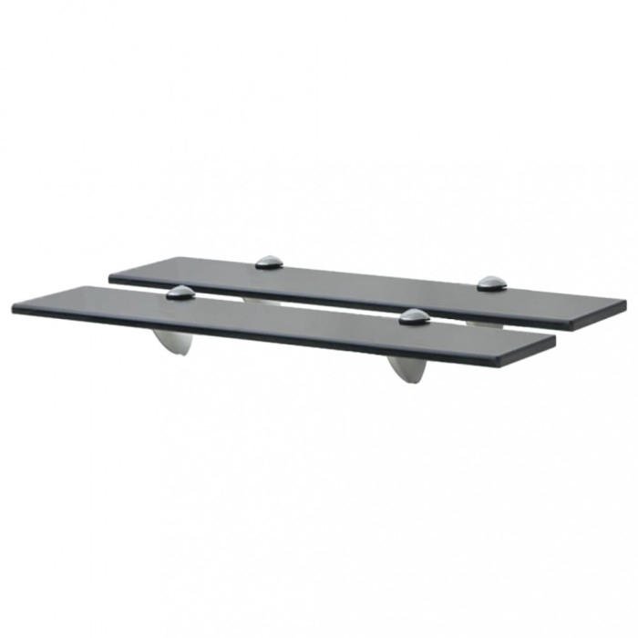 vidaXL Rafturi suspendate, 2 buc., 50 x 20 cm, sticlă, 8 mm 3051528