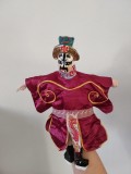 Marioneta papusa de mana teatru China, Chinese Opera Doll, traditionala ceramica