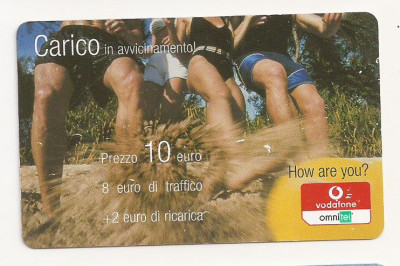 CT2 - Cartela Telefonica - Italia - Vodafone prepaid 10 Euro foto