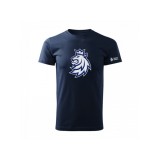 Echipa națională de hochei tricou de copii Czech Republic logo lion navy - Batole 3T (3 roky)