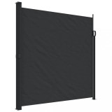 Cumpara ieftin Copertina laterala retractabila, negru, 200x500 cm