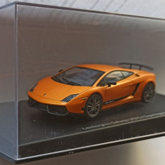 Macheta Lamborghini Gallardo LP 570-4 Superleggera 2010 portocaliu- AutoArt 1/43