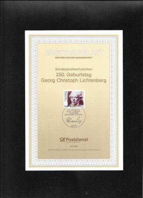Germania FDC 23.1992 foto