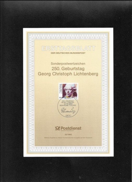Germania FDC 23.1992