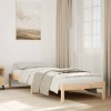 Gossi cadru de pat foarte lung fara saltea, 90x220 cm, lemn masiv pin