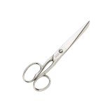 Foarfeca de croitorie/cusaturi de uz casnic si profesional din otel carbon fin placat cu nichel, manere egale, Premax, colectia Omnia, 18cm (7&quot;)