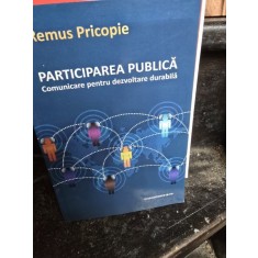 Participarea publica. Comunicare pentru dezvoltare durabila - Remus Pricopie