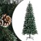 vidaXL Pom de Crăciun artificial cu suport, verde, 150 cm, PVC