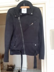 Jacheta Pull&amp;amp;Bear Marime 38 M Tip Piele Intoarsa foto