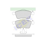 Set placute frana Icer 141166, parte montare : Punte Fata, Volkswagen Transporter T4, 1990-2003,