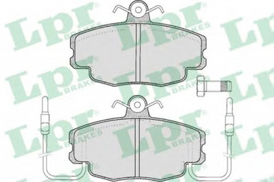 Set placute frana,frana disc RENAULT CLIO I (B/C57, 5/357) (1990 - 1998) LPR 05P220 foto