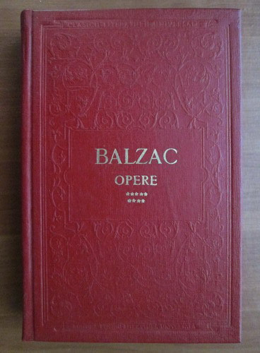 Honore de Balzac - Opere volumul 9 (1962, editie cartonata)
