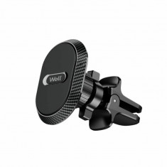 Suport auto magnetic pentru telefon cu prindere la ventilatie Well MOUNT-CAR-AVM06-WL