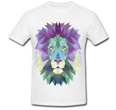 Tricou &amp;quot; Lion geometric &amp;quot; foto