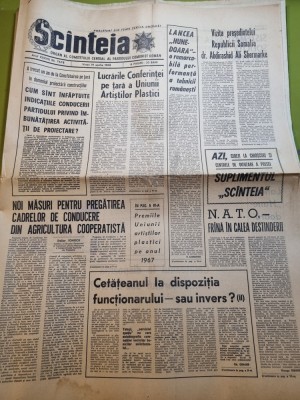 scanteia 19 aprilie 1968-art. hunedoara,teatrul dim arad,george baritiu foto