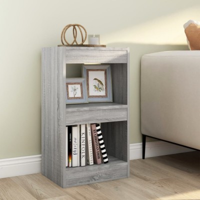 vidaXL Bibliotecă/Separator cameră, gri sonoma, 40x30x72 cm foto