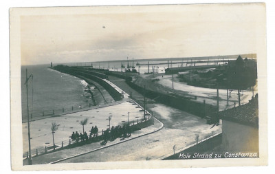 4547 - CONSTANTA, Harbor, Romania - old postcard, real PHOTO - unused foto