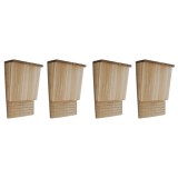 Cumpara ieftin Casute de lilieci, 4 buc., 22 x 12 x 34 cm, lemn