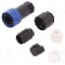 Conector circular, tata, 4 pini, BULGIN - PXP4010/04P/6065