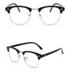 Ochelari Retro Unisex Lentile Transparente Fantezie Wayfarer Negru/Argintiu/Auriu