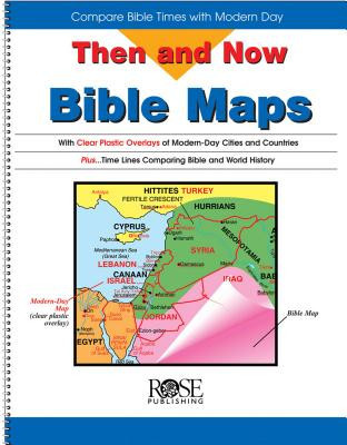 Then and Now Bible Maps: Compare Bible Times with Modern Day foto