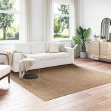 vidaXL Covoare de zonă Moir&eacute; HUARTE natural 240 x 240 cm Poliester 42022543