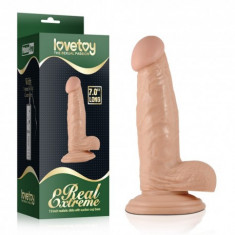 Dildo cu ventuza Real Extreme Dildo 17,5 cm