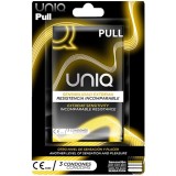 Uniq-Pull Prezervative fără Latex cu Benzi de Tragere, 3 Bucăți