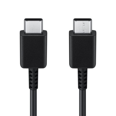 Cablu Date si Incarcare USB-C - USB-C Samsung EP-DA705, 25W, 1m, Negru EP-DA705BBEGWW foto