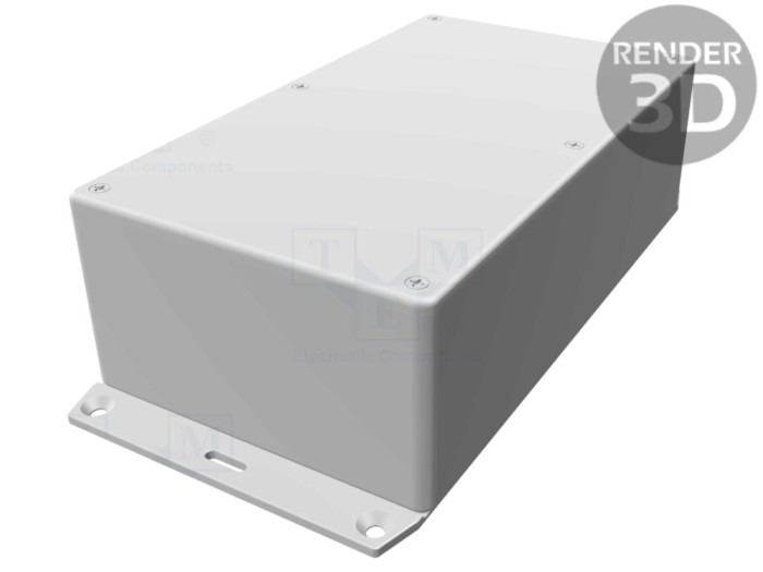Carcasă universală IP54, ABS, gri