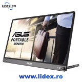 Monitor portabil Asus 15.6" IPS Full HD ZenScreen GO, Flicker Free, gri inchis