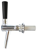 Zapfhahn, Kompensatorhahn, Bierzapfhahn, Schankhahn - C-TAP, Chromnickelstahl, Perfekte Schaumqualit&auml;t &amp; Langlebigkeit, Gewindel&auml;nge: 55 mm
