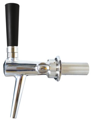 Zapfhahn, Kompensatorhahn, Bierzapfhahn, Schankhahn - C-TAP, Chromnickelstahl, Perfekte Schaumqualit&amp;auml;t &amp;amp; Langlebigkeit, Gewindel&amp;auml;nge: 55 mm foto