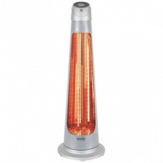 Radiator combo halogen si fibra de carbon Home FK 252, interior/exterior, 1200W, IPX4