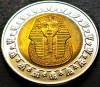 Moneda exotica bimetal 1 POUND - EGIPT, anul 2008 * cod 1752 B, Africa