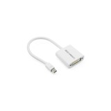 Convertor Mini DisplayPort la DVI Alb