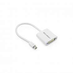 Convertor Mini DisplayPort la DVI Alb